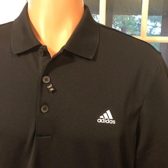 ADIDAS Adiperform Logo Polo Shirt - Picture 4 of 6